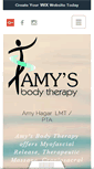 Mobile Screenshot of amysbodytherapy.com
